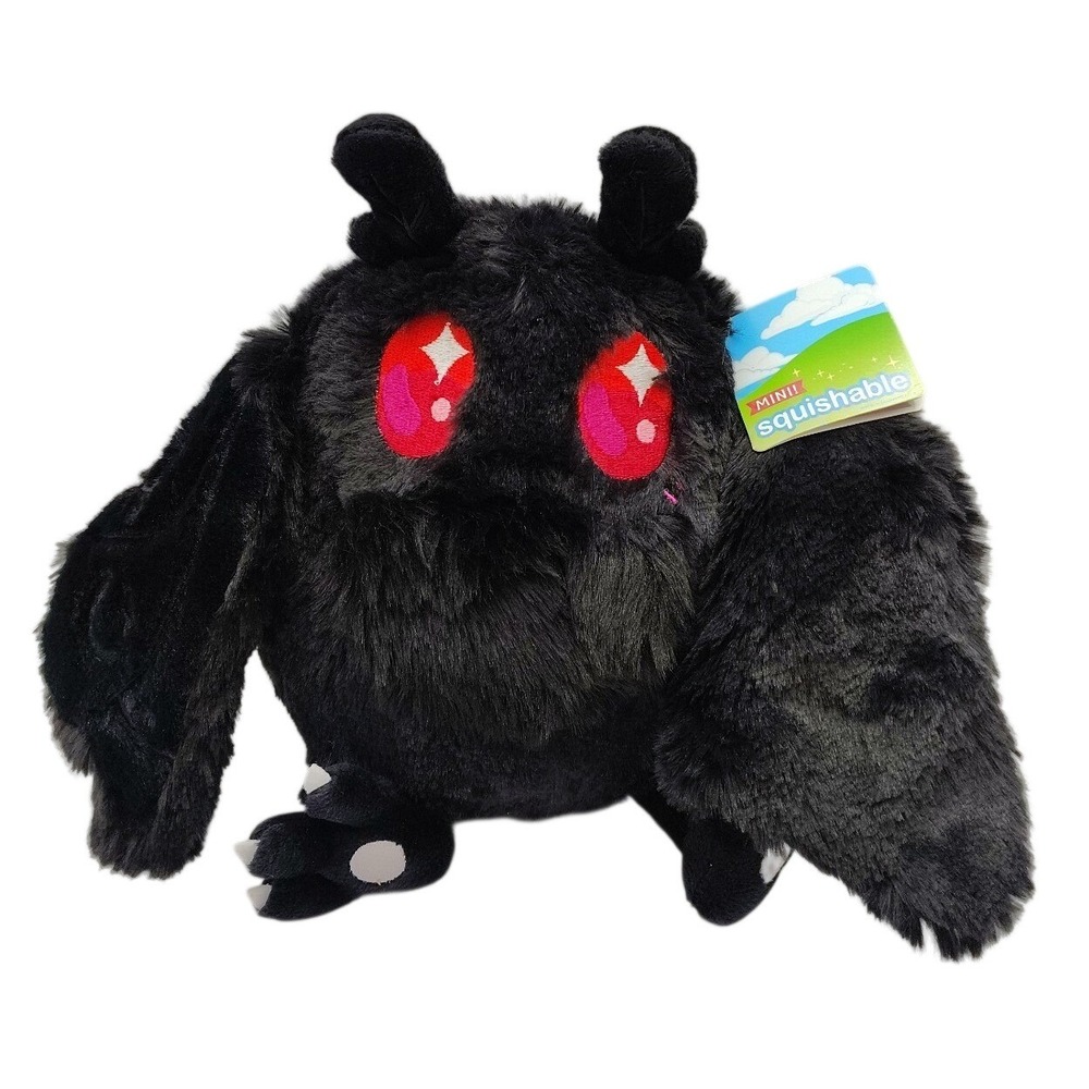 Squishable Mini Baby Mothman 9inches Plush Black Moth NWT